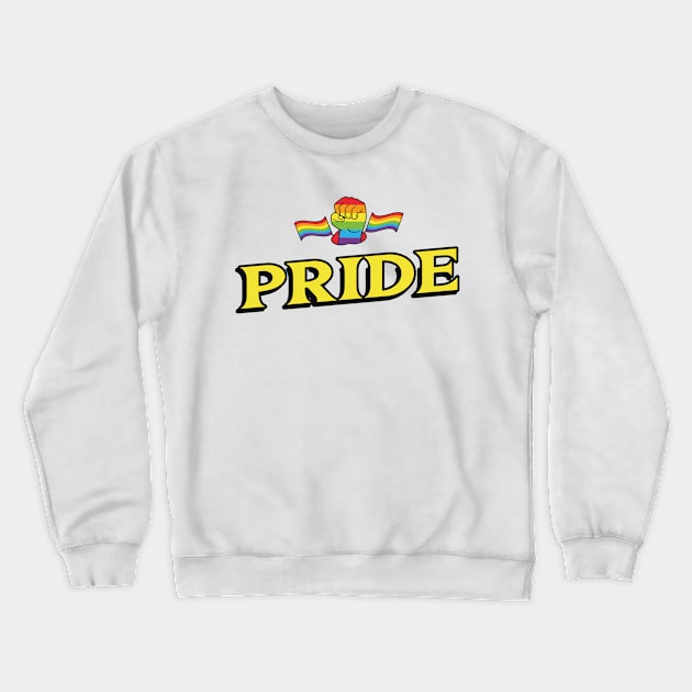 Pride LGBTQ Pride Gay Lesbian Straight Ally Crewneck Sweatshirt by uncommontee